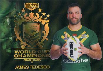 2023 NRL Traders Elite - World Cup Champions Priority #WCC15 James Tedesco Front